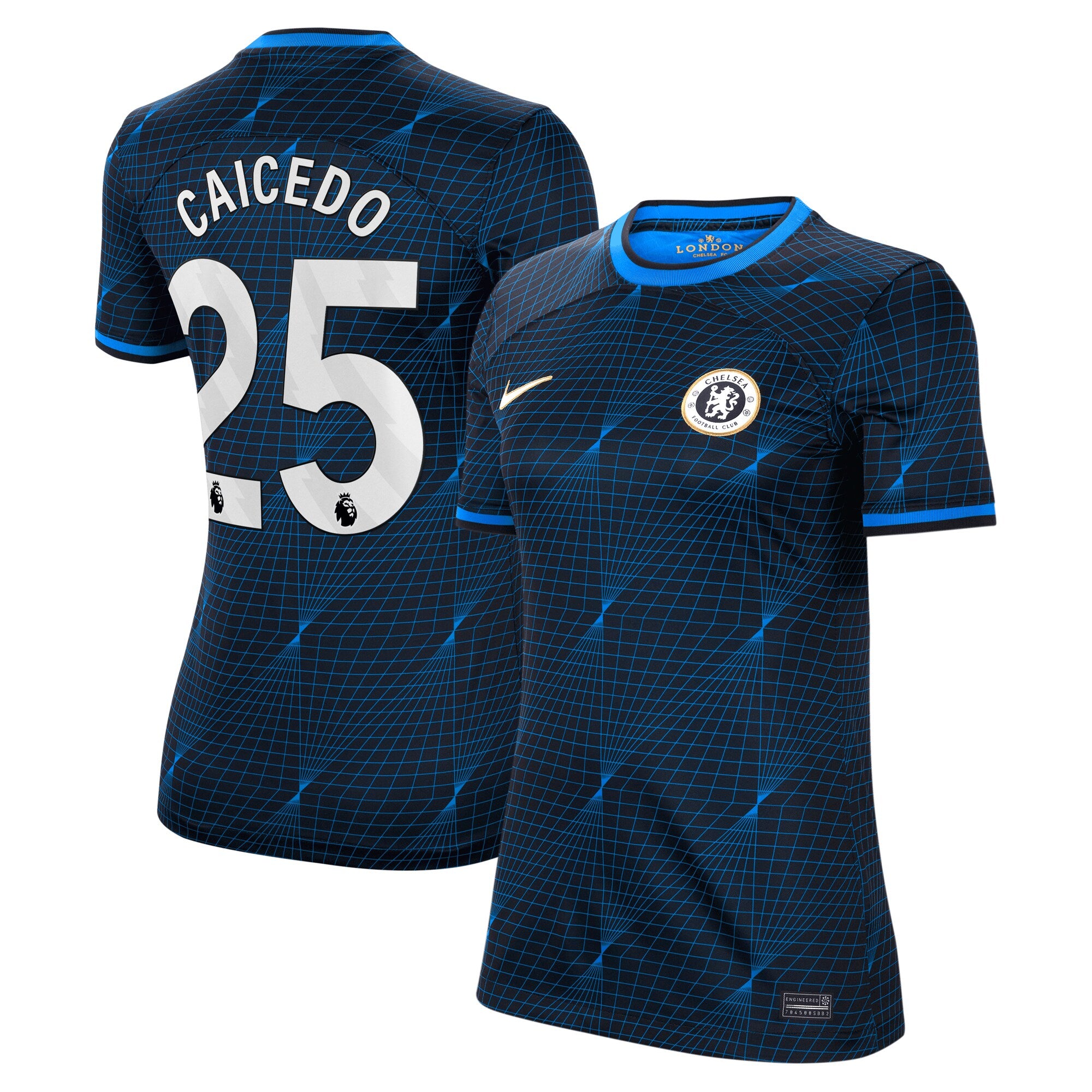 Mois¨¦s Caicedo Chelsea Nike Women's 2023/24 Home Stadium Replica Player Jersey - Blue/Navy - Image 6