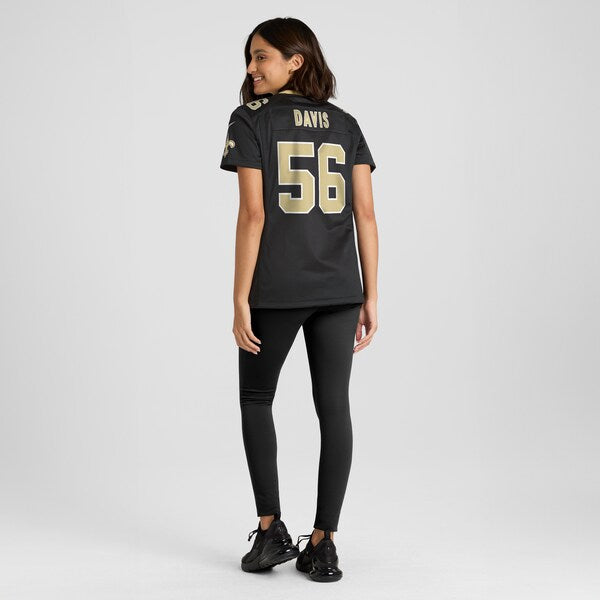 Demario Davis New Orleans Saints Nike Women's Game Jersey - Black - Image 6