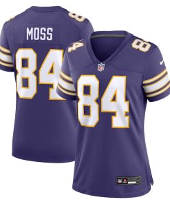 Randy Moss Minnesota Vikings Nike Women's Classic Retired Player Game Jersey - Purple