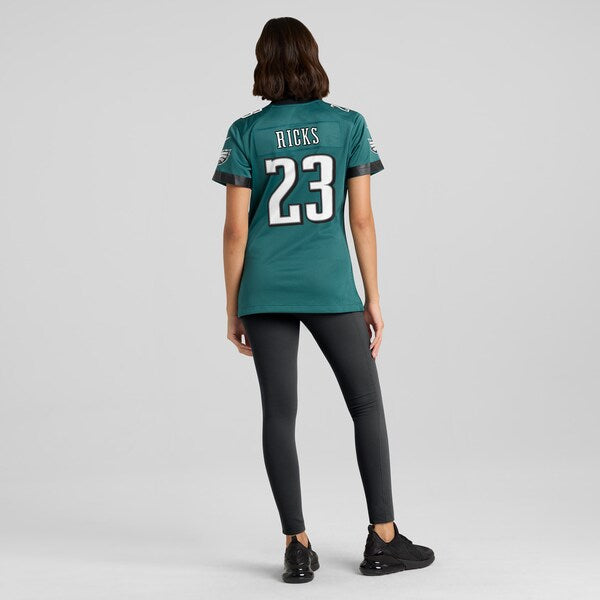 Eli Ricks Philadelphia Eagles Nike Women's Team Game Jersey - Midnight Green - Image 5