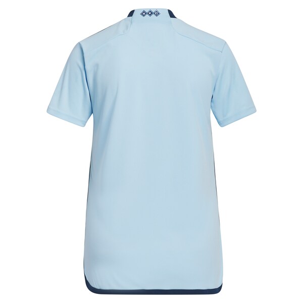 Sporting Kansas City adidas Women's 2024 Hoops 4.0 Replica Jersey - Light Blue - Image 3