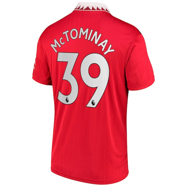 Scott McTominay Manchester United adidas 2022/23 Home Replica Player Jersey - Red - Image 3