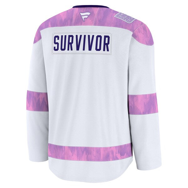 Philadelphia Flyers Hockey Fights Cancer Practice Jersey - White - Image 3