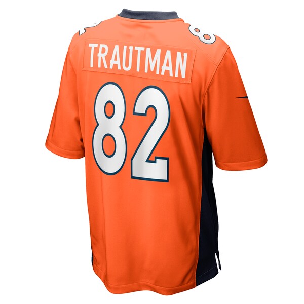 Adam Trautman Denver Broncos Nike Team Game Jersey - Orange - Image 3