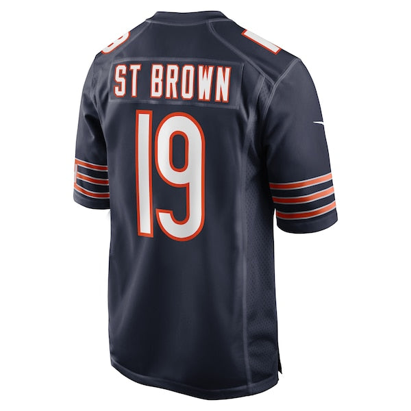Equanimeous St. Brown Chicago Bears Nike Game Player Jersey - Navy - Image 3