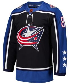 Alternative view of Zach Werenski Columbus Blue Jackets adidas Reverse Retro 2.0 Authentic Player Jersey - Black