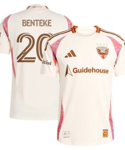 Christian Benteke D.C. United adidas 2025 The Soul Kit Authentic Player Jersey - Natural