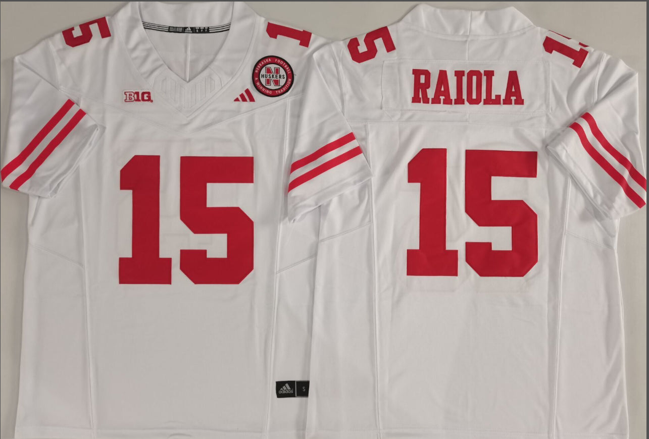 Dylan Raiola NCAA Nebraska Cornhuskers Adidas Vapor Limited Jersey