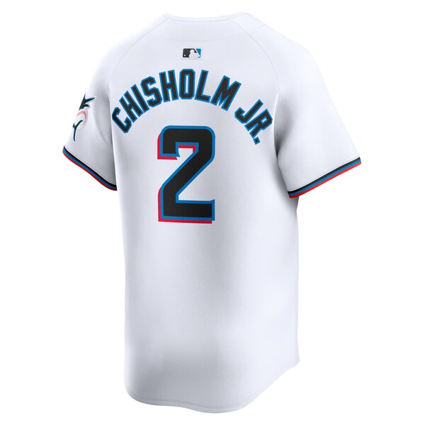 Jazz Chisholm Jr. Miami Marlins Nike Home Limited Player Jersey - White - Image 3