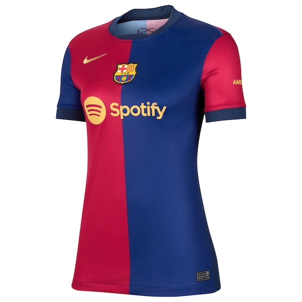 Barcelona Nike Women's 2024/25 Home Replica Custom Jersey - Royal - Image 2