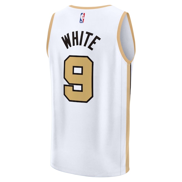 Derrick White Boston Celtics 2025/26 City Edition Fast Break Jersey - White - Image 3