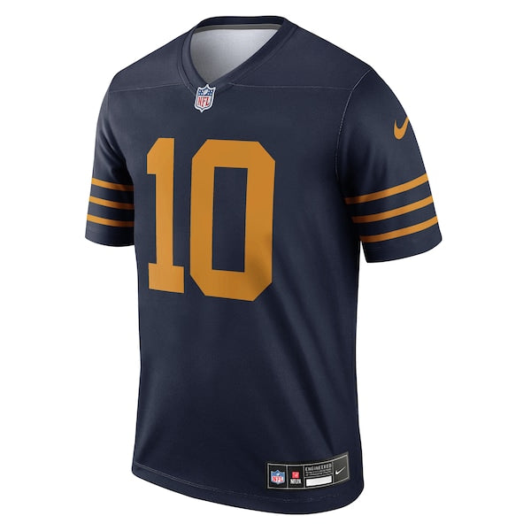 Jordan Love Green Bay Packers Nike The 1923 Classic Legend Player Dri-FIT Top - Navy/Green - Image 3