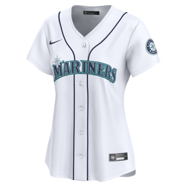 Julio Rodr¨ªguez Seattle Mariners Nike Women's Home Limited Jersey - White - Image 2