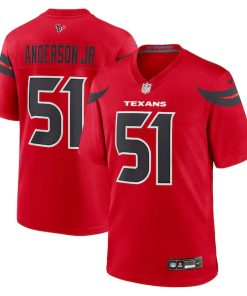 Will Anderson Jr. Houston Texans Nike Alternate Game Jersey - Red/Navy/White