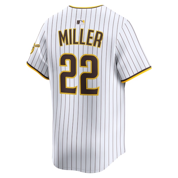 Mason Miller San Diego Padres Nike Home Limited Player Jersey - White - Image 3