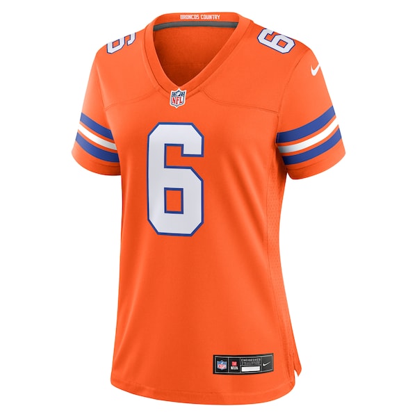 P.J. Locke III Denver Broncos Nike Women's Mile High Collection 1977 Throwback Player Game Jersey - Orange - Image 2