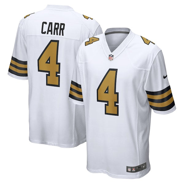 Derek Carr New Orleans Saints Nike Alternate Game Jersey - White