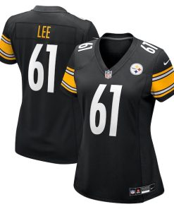 Alternative view of Logan Lee Pittsburgh Steelers Nike Women's  Game Jersey -  Black