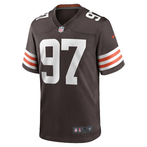 Tommy Togiai Cleveland Browns Nike Game Jersey - Brown - Image 2