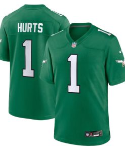 Jalen Hurts Philadelphia Eagles Nike Alternate Game Player Jersey - Kelly Green