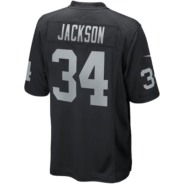 Bo Jackson Las Vegas Raiders Nike Game Retired Player Jersey - Black - Image 3