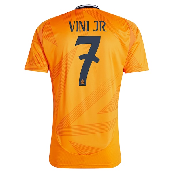 Vini Jr. Los Merengues adidas 2024/25 Away Replica Player Jersey - Orange - Image 3