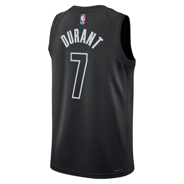 Kevin Durant Brooklyn Nets Jordan Brand Unisex Swingman Jersey - Statement Edition - Black - Image 2
