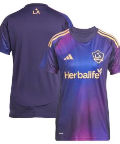 Alternative view of LA Galaxy adidas Women's 2025 RIZON Replica Jersey - Navy