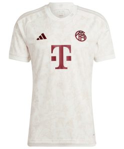 Alternative view of Joshua Kimmich Bayern Munich adidas 2023/24 Third Replica Jersey - White