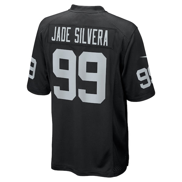 Nesta Jade Silvera Las Vegas Raiders Nike Team Game Jersey - Black - Image 3