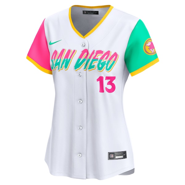 Manny Machado San Diego Padres Nike Women's City Connect Limited Player Jersey - White - Image 2
