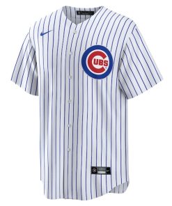 Alternative view of Dansby Swanson Chicago Cubs Nike Replica Player Jersey - White