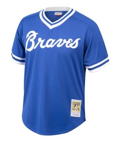 Alternative view of Dale Murphy Atlanta Braves Youth Cooperstown Collection Mesh Batting Practice Jersey - Royal