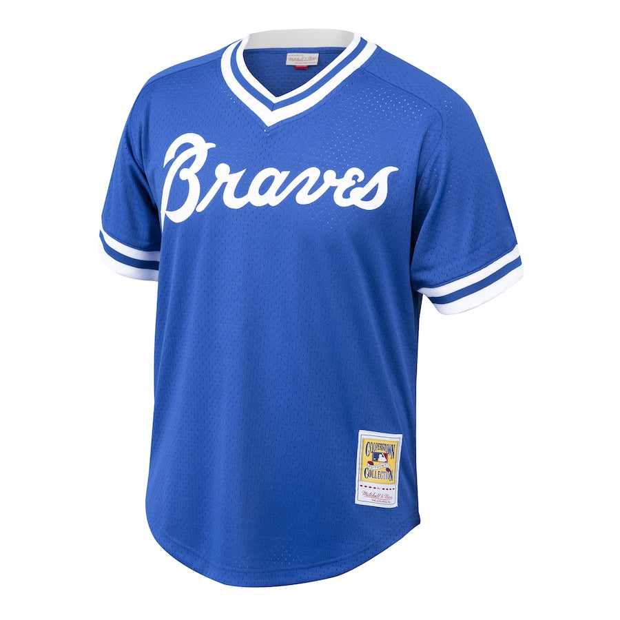 Dale Murphy Atlanta Braves Youth Cooperstown Collection Mesh Batting Practice Jersey - Royal - Image 2