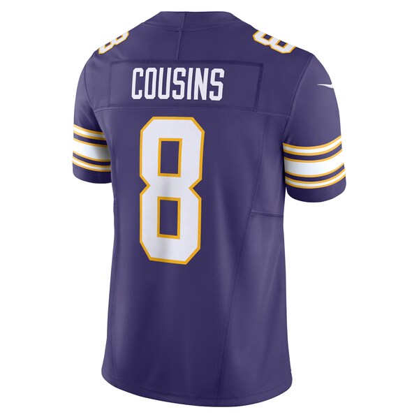 Kirk Cousins Minnesota Vikings Nike Vapor F.U.S.E. Limited Jersey - Purple - Image 4