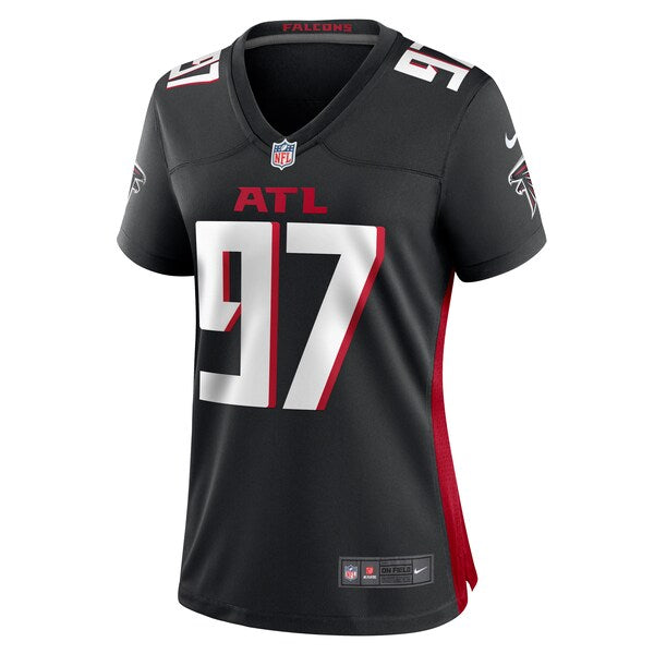 Grady Jarrett Atlanta Falcons Nike Women's Game Jersey - Black - Image 2