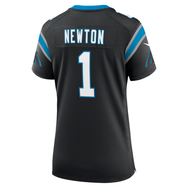 Cam Newton Carolina Panthers Nike Women's Team Retired Game Jersey - Black - Image 2