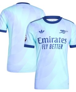 Arsenal adidas Originals 2024/25 Third Authentic Jersey - Aqua