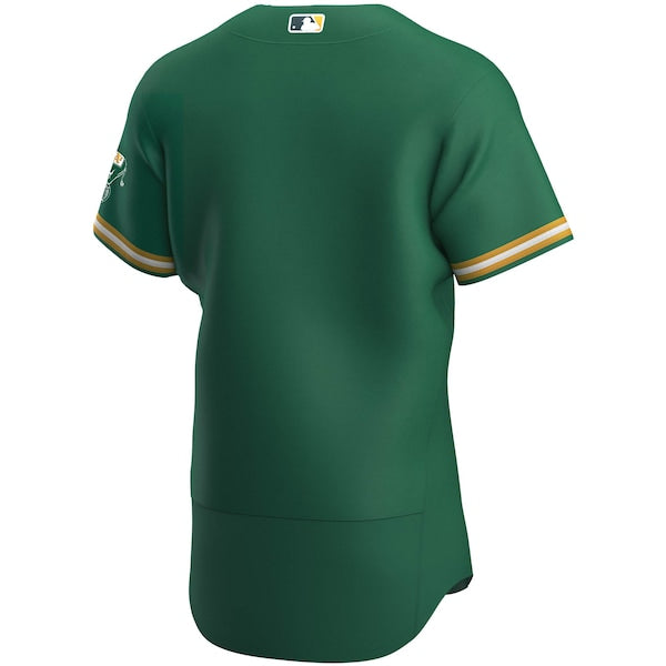 Oakland Athletics Nike Authentic Team Jersey - Kelly Green - Image 3
