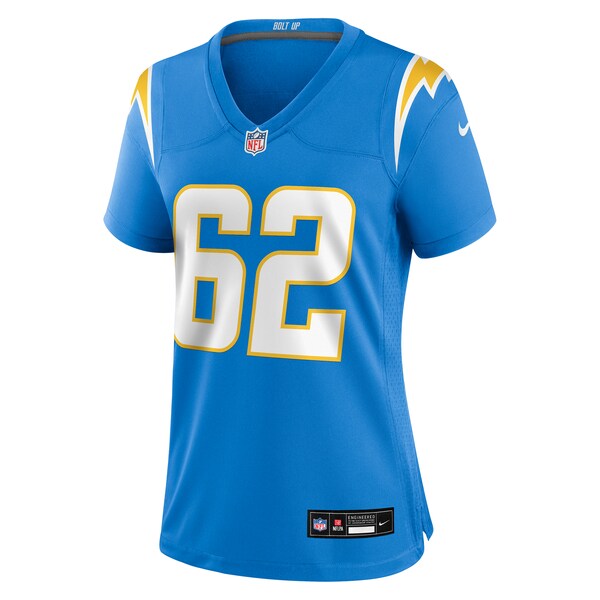 Sam Mustipher Los Angeles Chargers Nike Women's Team Game Jersey - Powder Blue - Image 2