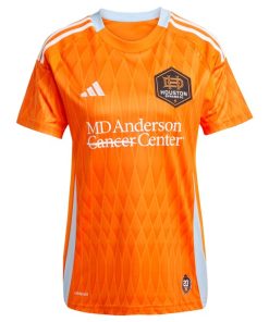 Alternative view of Houston Dynamo FC adidas Women's 2025 Season 20 Replica Jersey - Orange