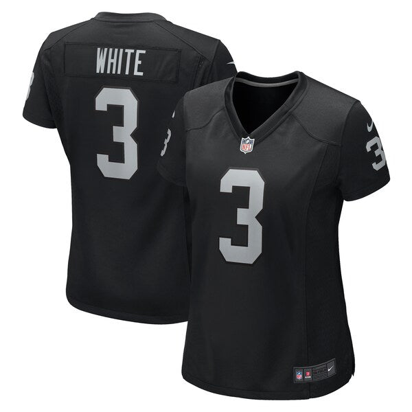 Zamir White Las Vegas Raiders Nike Women's Game Jersey - Black - Image 2