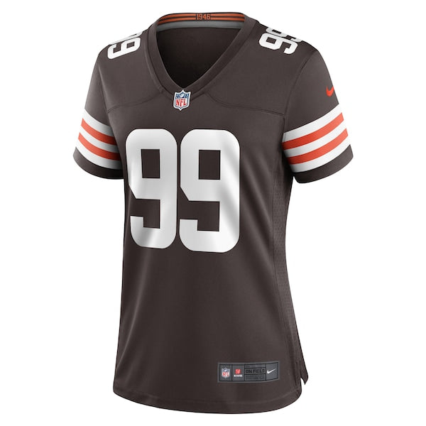 Za'Darius Smith Cleveland Browns Nike Women's Team Game Jersey - Brown - Image 2