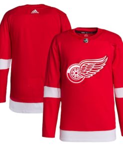 Detroit Red Wings adidas Home Primegreen Authentic Jersey - Red