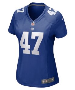 Alternative view of Cam Brown New York Giants Nike Women's Game Jersey - Royal