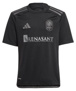 Alternative view of Sam Surridge Nashville SC adidas Youth 2024 Man In Black Kit Replica Player Jersey?¨C Black