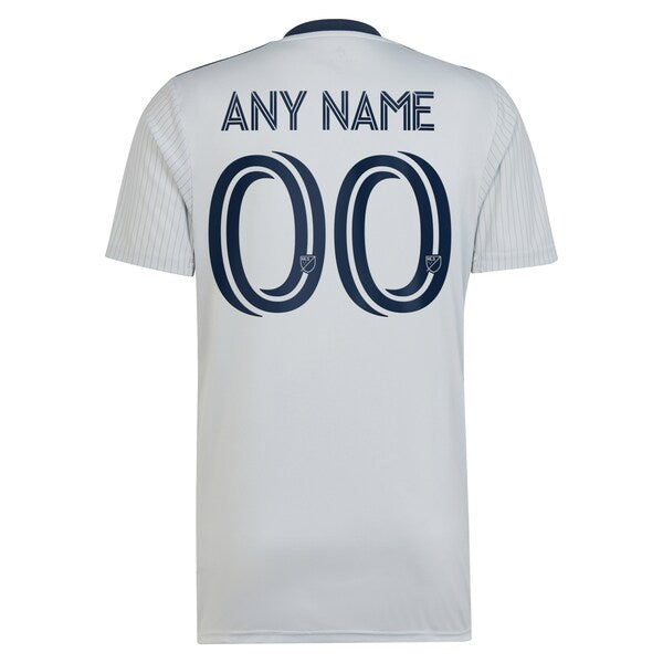 St. Louis City SC adidas 2024 The Spirit Kit Replica Custom Jersey - Gray - Image 3