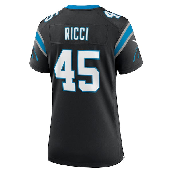Giovanni Ricci Carolina Panthers Nike Women's Team Game Jersey - Black - Image 3