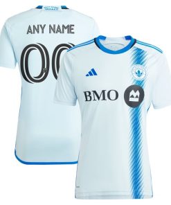 CF Montreal adidas 2024 La Main Replica Custom Jersey?¨C Light Blue