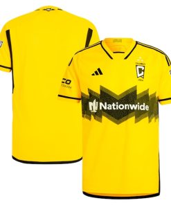 Columbus Crew adidas 2024 The Home Kit Authentic Jersey - Yellow